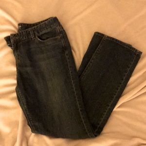 LOFT Curvy Straight Jeans